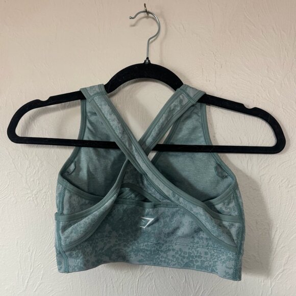 Gymshark Adapt Pattern Cross Over Sports Bra | Like New - Picture 3 of 4